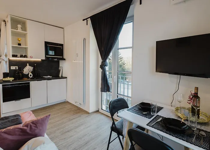 Apartmán 24-7 Living Passau - Cozy - Balcony - Kitchen *