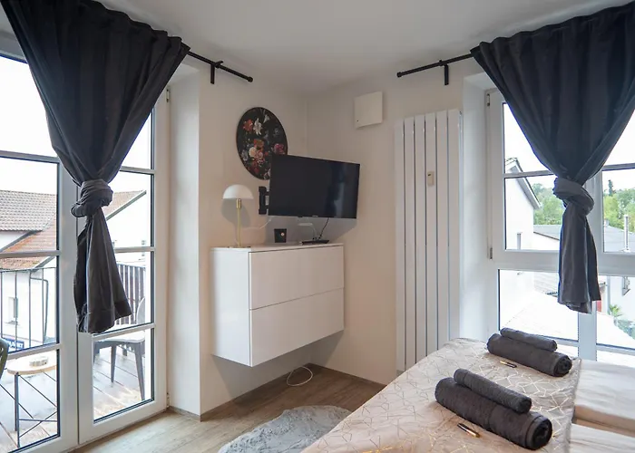 Apartmán 24-7 Living Passau - Cozy - Balcony - Kitchen *