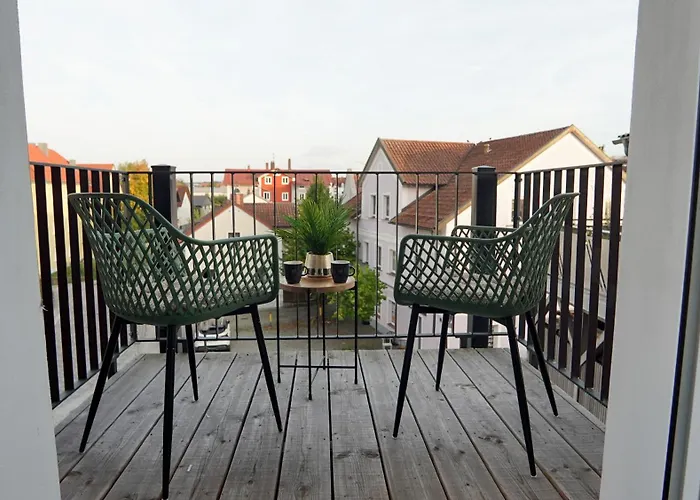 24-7 Living Passau - Cozy - Balcony - Kitchen Appartement